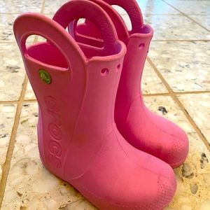 Crocs rain boots size 10